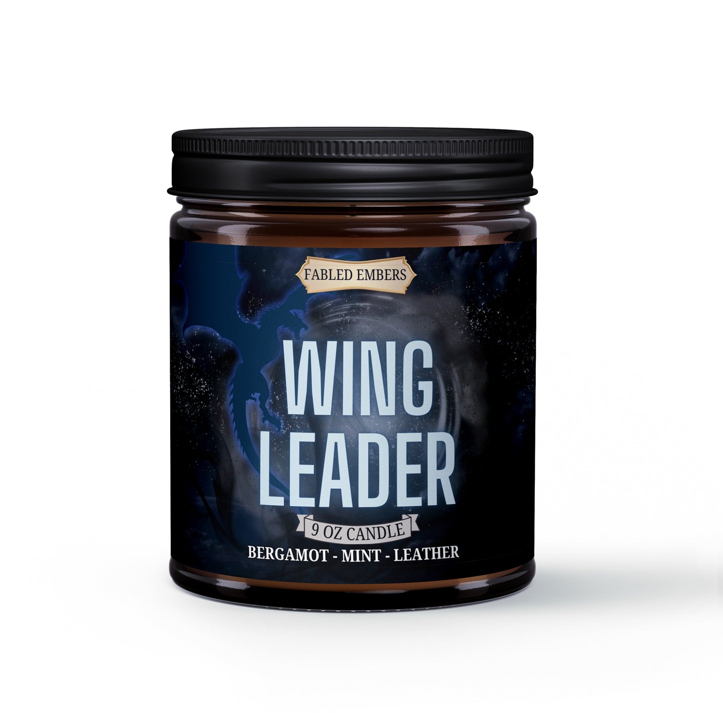 WING LEADER -- bergamot + mint + leather