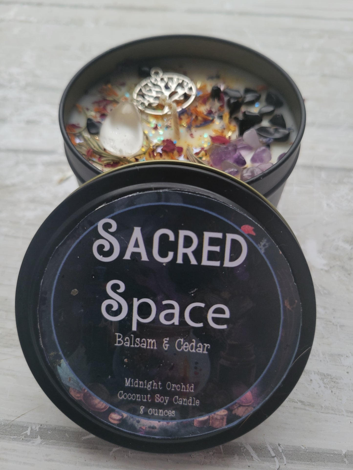 SACRED SPACE -  Crystal Journey Candle, Perfume Oil, Room Spray